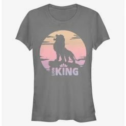 Brand new ⭐ Disney The Lion King 2019 Sunset Logo 👧 Girls T-Shirt ✨