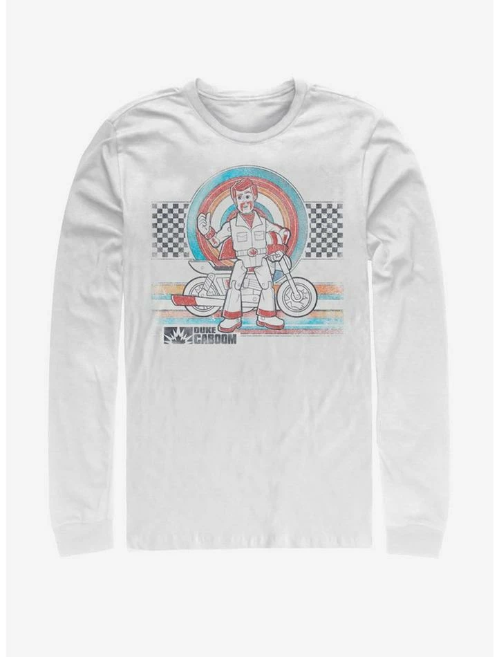 Coupon โ Disney Pixar Toy Story 4 Ride 4 Lyfe White Long-Sleeve T-Shirt ๐งจ