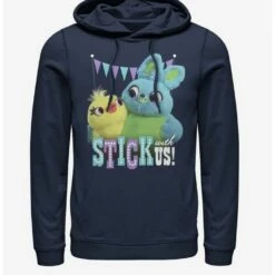 Best deal 🥰 Disney Pixar Toy Story 4 Stick With Us Navy Blue Hoodie ⌛