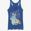 Flash Sale ✨ Disney Pixar Toy Story 4 Friends Sketch 👧 Girls Heathered Royal Blue Tank Top 😍