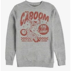 Best deal 🎁 Disney Pixar Toy Story 4 The Greatest Stuntman Heathered Sweatshirt 🤩