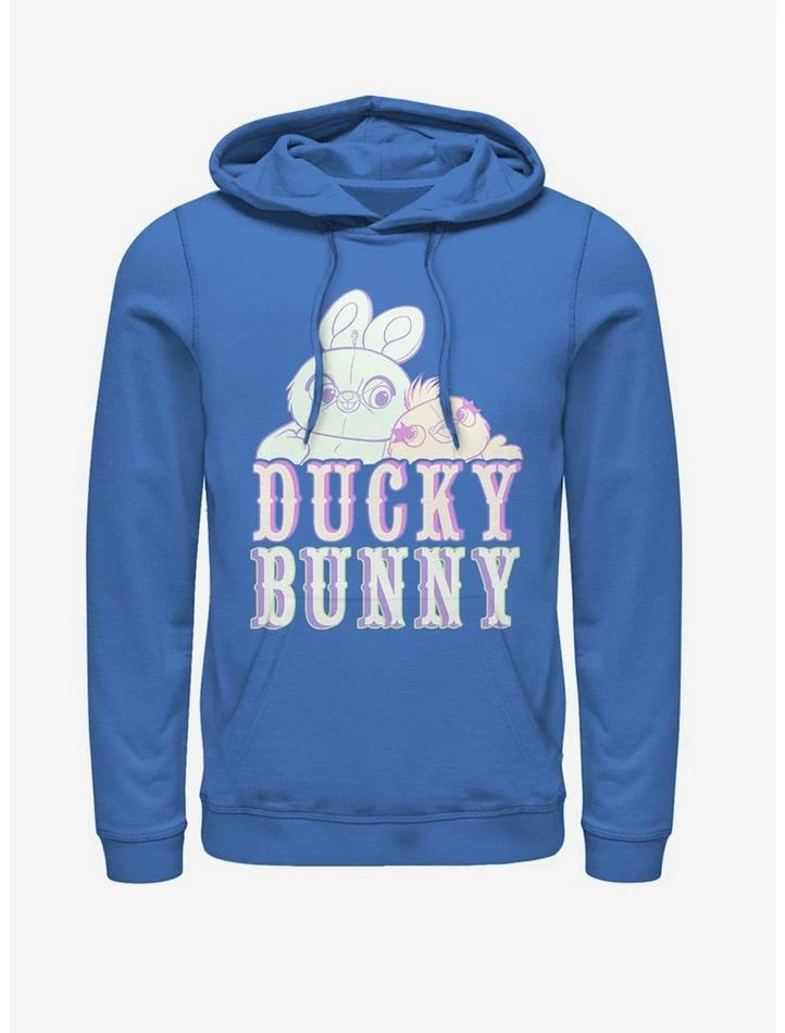 Cheapest 💯 Disney Pixar Toy Story 4 Sideshow Buddies Royal Blue Hoodie ✔️