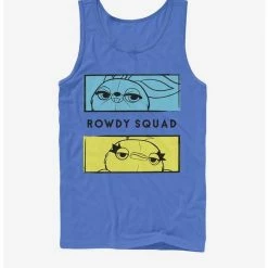 Discount 💯 Disney Pixar Toy Story 4 Rowdy Boxes Royal Blue Tank Top 💯