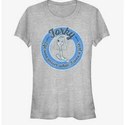 Wholesale 🥰 Disney Pixar Toy Story 4 Forky Back 👧 Girls Heathered T-Shirt 💯