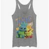 Coupon ⌛ Disney Pixar Toy Story 4 Hang Time 👧 Girls Grey Heathered Tank Top ✔️