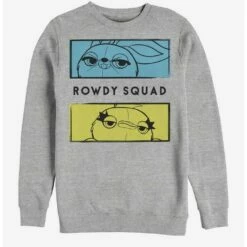 Top 10 🥰 Disney Pixar Toy Story 4 Rowdy Boxes Heathered Sweatshirt 🔥