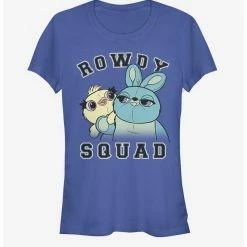 Budget 🔔 Disney Pixar Toy Story 4 Rowdy Squad 👧 Girls Royal Blue T-Shirt 🎉