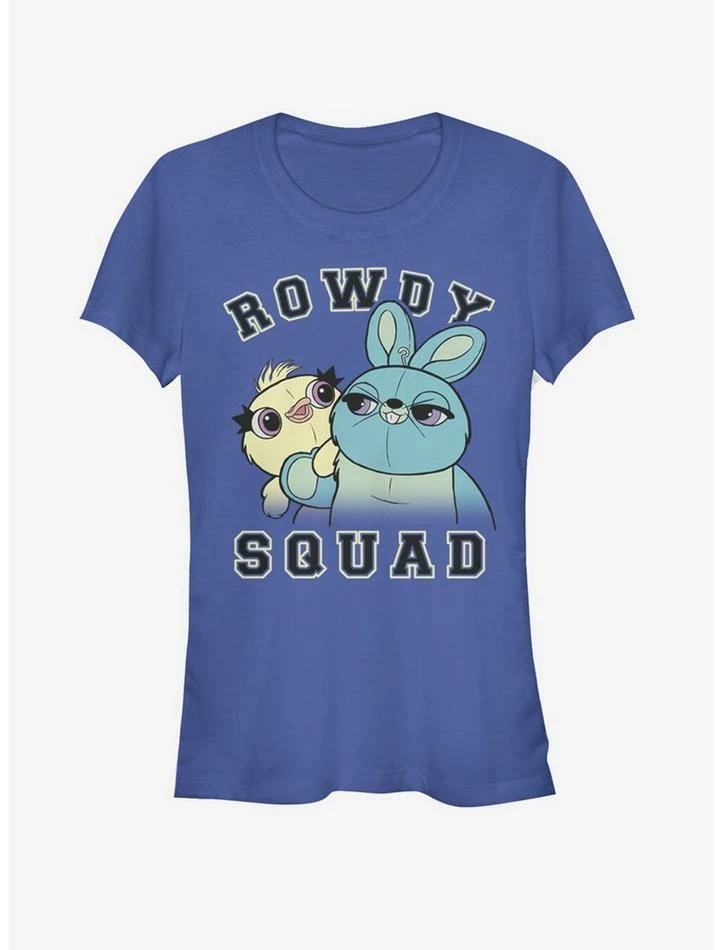 Budget ๐ Disney Pixar Toy Story 4 Rowdy Squad ๐ง Girls Royal Blue T-Shirt ๐