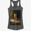 New ⌛ Disney The Lion King 2019 Simba Poster 👧 Girls Charcoal Grey Tank Top 😉