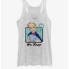 Flash Sale 🎉 Disney Pixar Toy Story 4 Bo Peep Cloak 👧 Girls White Heathered Tank Top 😍