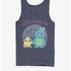 Deals 😀 Disney Pixar Toy Story 4 Ducky Bunny Pastel Navy Blue Tank Top ✔️