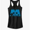Cheapest 🥰 Disney Pixar Monsters Inc. Simple Silhouette Logo 👧 Girls Tank ✨