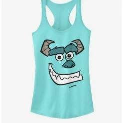Discount ⌛ Disney Pixar Monsters Inc. Sully's Face 👧 Girls Tank ⌛