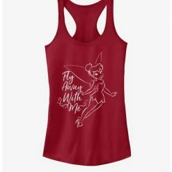 New 🎉 Disney Tinker Bell Fly Away With Me 👧 Girls Tank ✨