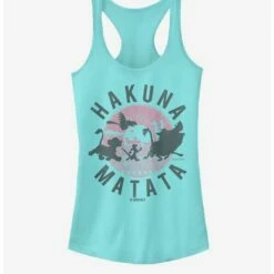 Budget 🎉 Disney The Lion King Hakuna Time 👧 Girls Tank 😀