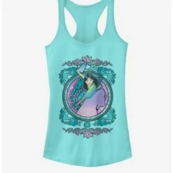 Best Pirce 🔥 Disney Mulan Stained Glass 👧 Girls Tank 😉