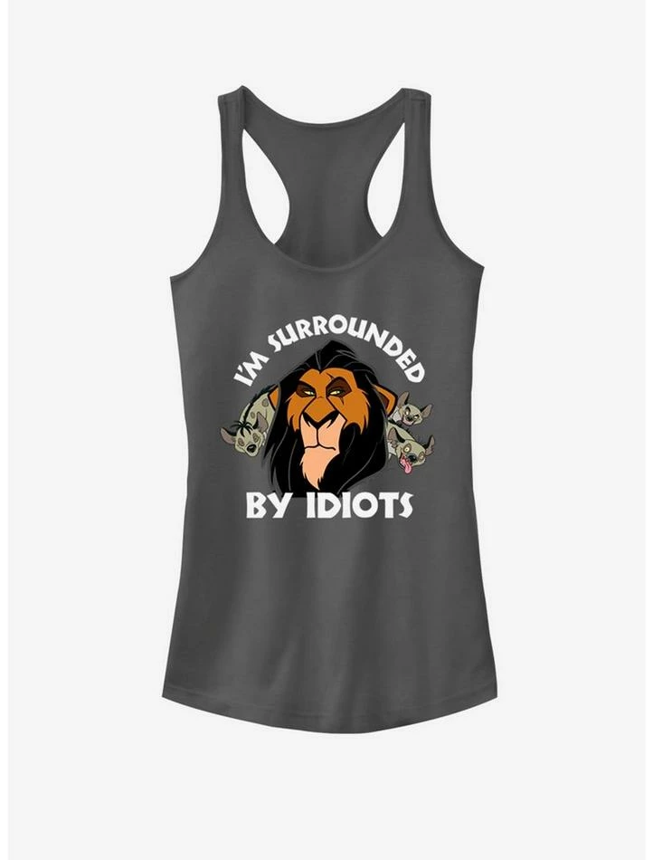 Discount 🌟 Disney The Lion King Surly Scar 👧 Girls Tank 🥰