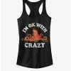 Promo ✨ Disney Pixar Finding Dory I'm Ok With Crazy 👧 Girls Tank 🎁