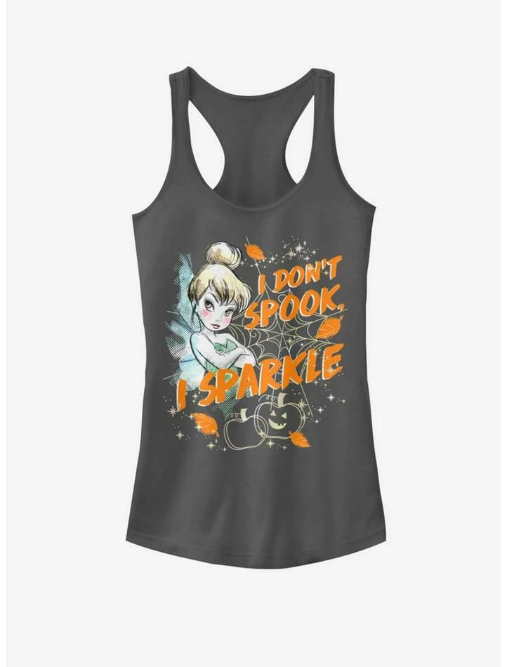 Outlet ⌛ Disney Tinker Bell Sparkle not Spook 👧 Girls Tank 👍