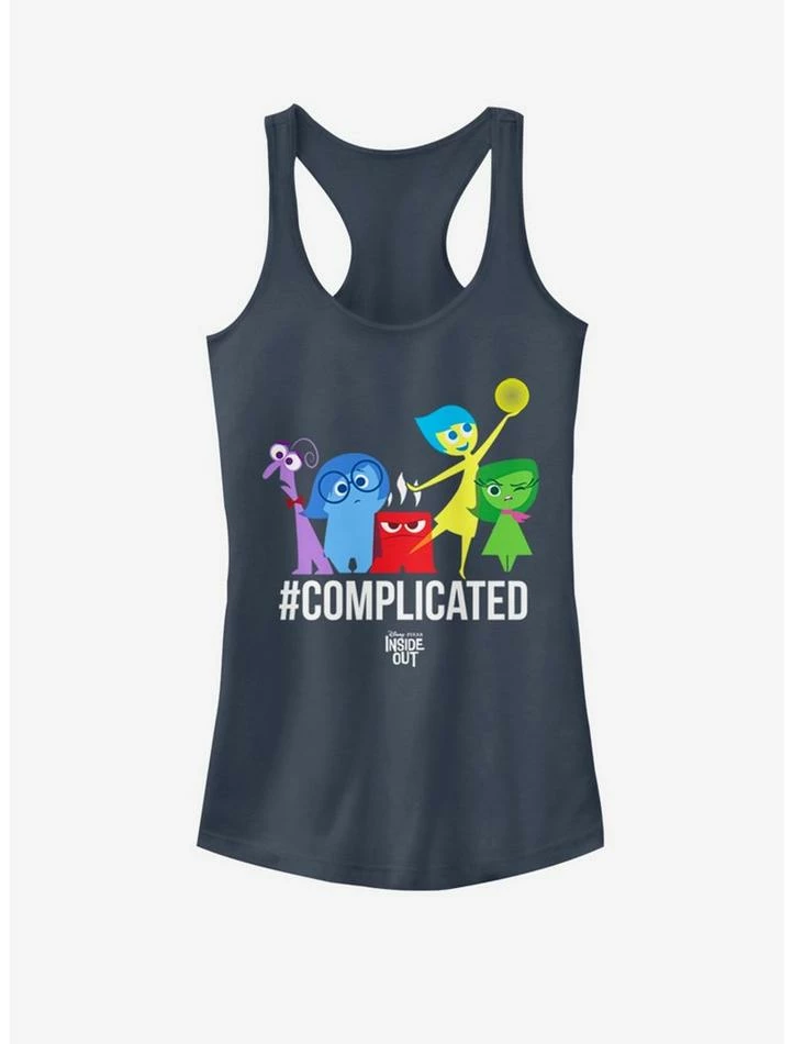 Flash Sale 👍 Disney Pixar Inside Out Complicated 👧 Girls Tank 🎉