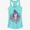 New 🥰 Disney Mulan Floral Mulan 👧 Girls Tank 💯