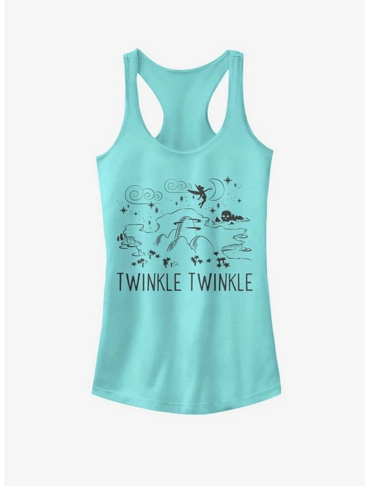 Brand new 👍 Disney Tinker Bell Twinkle Twinkle 👧 Girls Tank ❤️