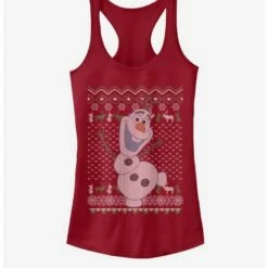 Discount ✨ Disney Frozen Olaf Celebration 👧 Girls Tank 🔥