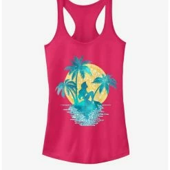 Cheapest 👍 Disney The Little Mermaid Patterned Ariel 👧 Girls Tank 👏