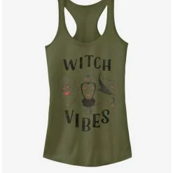Coupon 🎉 Disney Villains Witch Vibes 👧 Girls Tank ⌛