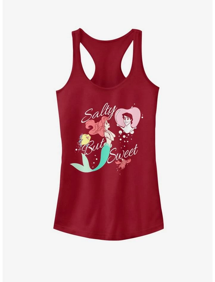 Promo ✔️ Disney The Little Mermaid Salty But Sweet 👧 Girls Tank ✔️