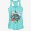 Outlet ❤️ Disney The Little Mermaid Watercolor Mermaid 👧 Girls Tank 💯