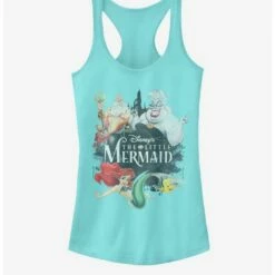 Outlet ❤️ Disney The Little Mermaid Watercolor Mermaid 👧 Girls Tank 💯