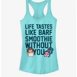 Best Pirce 👏 Disney Wreck-It Ralph Barf Smoothie 👧 Girls Tank 💯