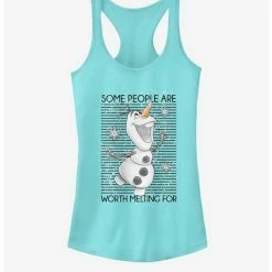 Budget 🛒 Disney Frozen Worth The Melt 👧 Girls Tank 👍