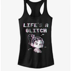 Best Pirce ❤️ Disney Wreck-It Ralph Glitch Life 👧 Girls Tank ⌛