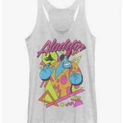 New 👏 Disney Aladdin Retro Genie 👧 Girls Tank 🎉