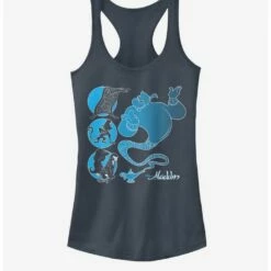 Best Sale 🧨 Disney Aladdin Genie And Friends 👧 Girls Tank ❤️