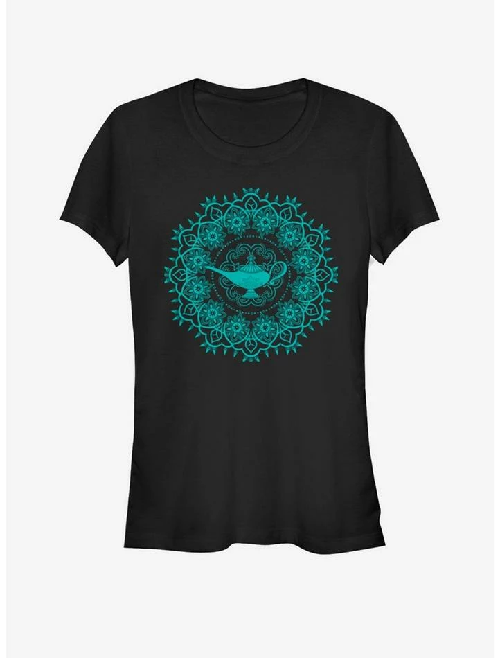 Budget โ๏ธ Disney Aladdin Lamp Mandala ๐ง Girls T-Shirt ๐