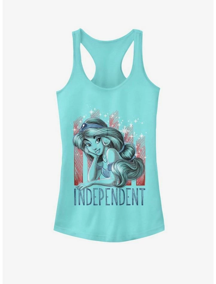 Promo ⌛ Disney Aladdin Independent Jas 👧 Girls Tank ✨
