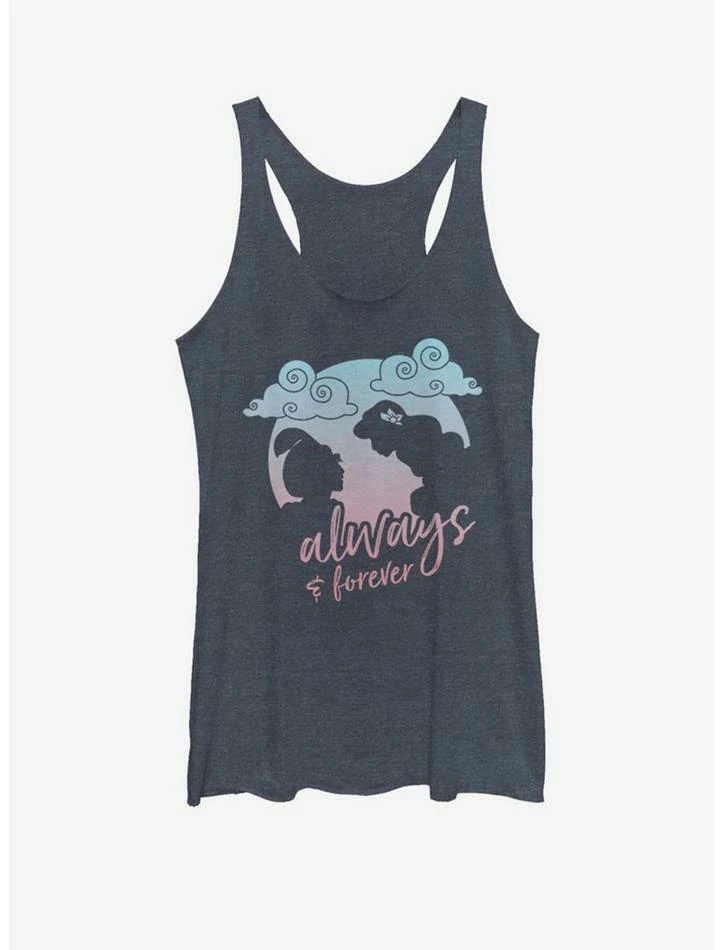 Discount ⌛ Disney Aladdin Always And Forever 👧 Girls Tank 🎁