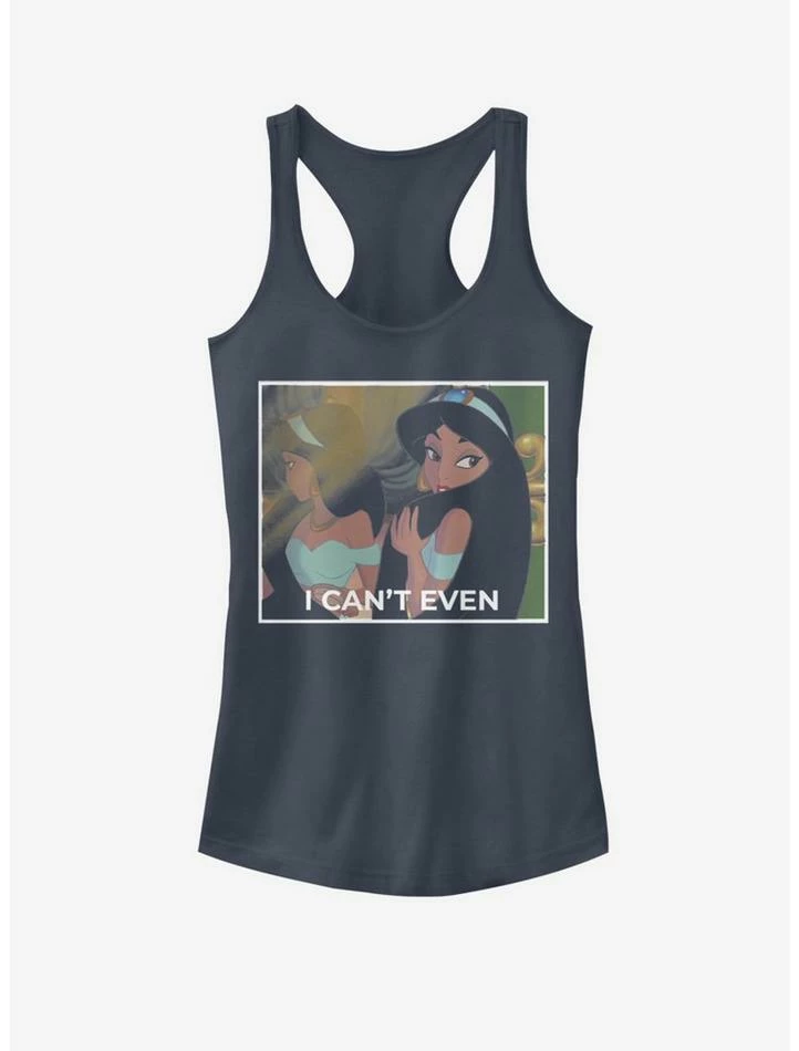 Flash Sale 🌟 Disney Aladdin Jasmine Can't Even 👧 Girls Tank 🎉