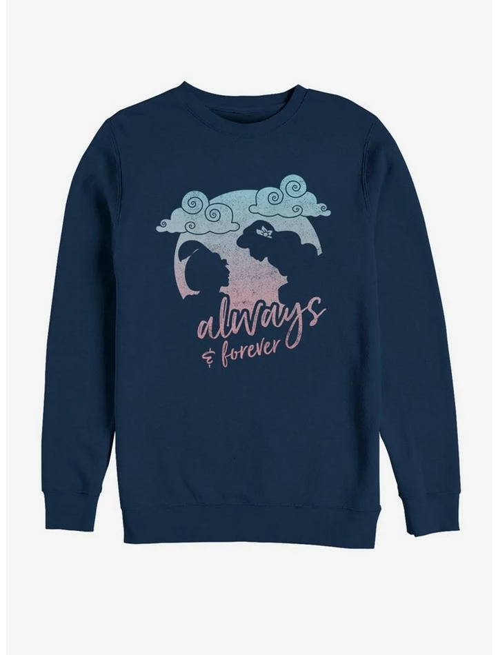 Outlet 🎁 Disney Aladdin Always and Forever Sweatshirt 🔥