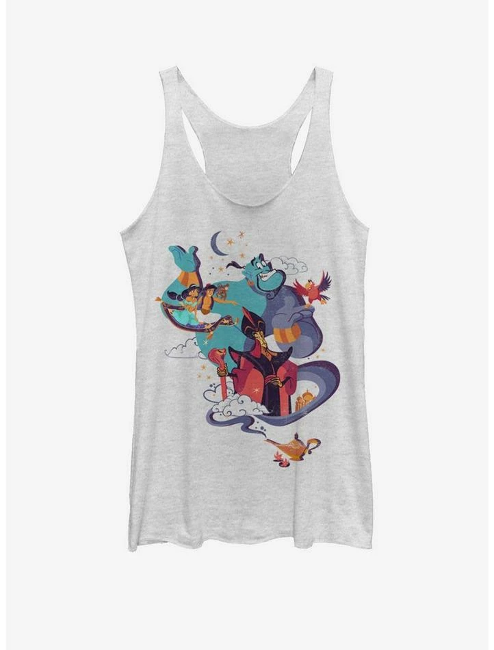 Discount ⭐ Disney Aladdin Vintage Poster 👧 Girls Tank 🎁