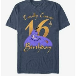 Cheapest 👍 Disney Aladdin Genie 🎂 Birthday 16 T-Shirt ⌛