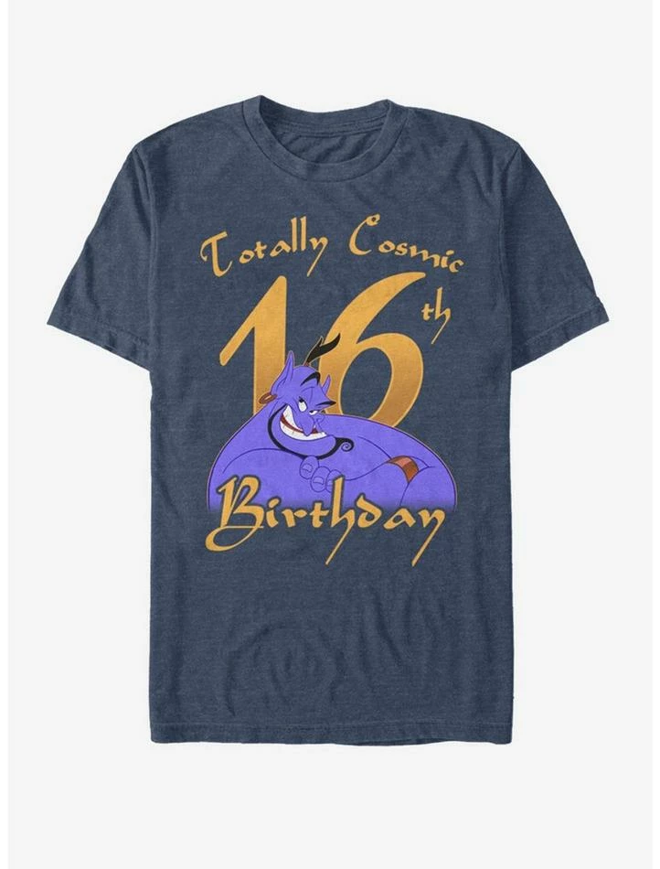 Cheapest 👍 Disney Aladdin Genie 🎂 Birthday 16 T-Shirt ⌛