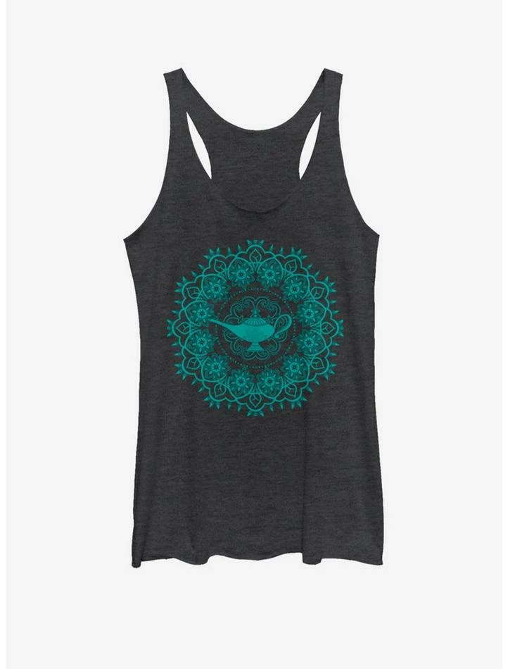 Buy ๐ Disney Aladdin Lamp Mandala - TEAL INK ๐ง Girls Tank โ