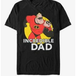 Brand new ๐ Disney Pixar The Incredibles Best Father T-Shirt ๐ฏ