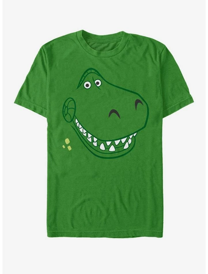 Best Pirce 👏 Disney Pixar Toy Story Rex Big Face T-Shirt 🎁