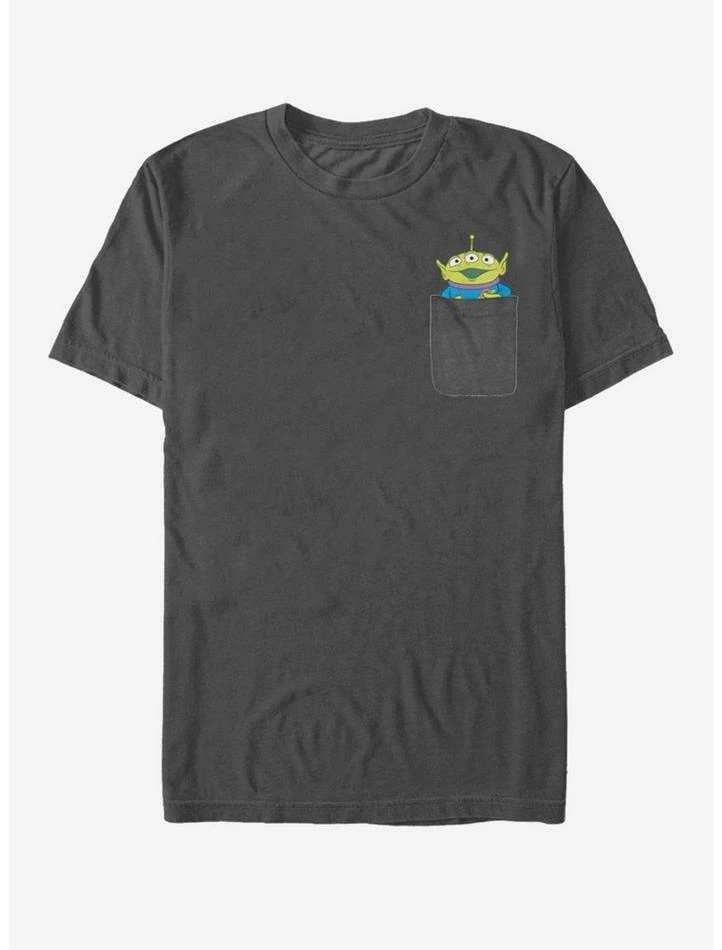 Hot Sale ⭐ Disney Pixar Toy Story Alien Faux Pocket T-Shirt 🔔 - Image 3