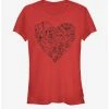 Buy ❤️ Disney Pixar Toy Story Group Doodle Heart 👧 Girls T-Shirt 🔔